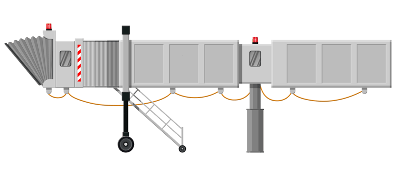 Aero bridge or jetway png