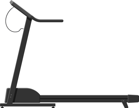 Treadmill running sport simulator png
