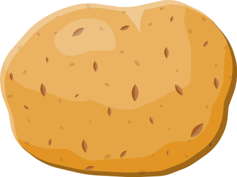 Brown vegetables potato png