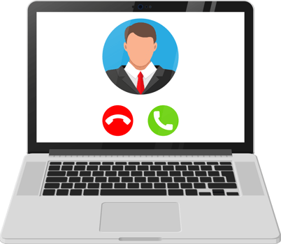 Online meeting, video call, webinar or training png