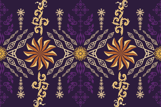 Geometric ethnic oriental traditional art pattern.Figure tribal embroidery style.Design for background,wallpaper,clothing,wrapping,fabric,element,,vector illustration. vector