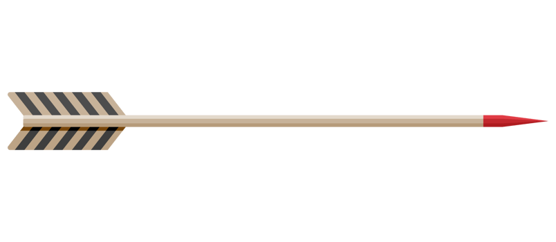 Bow with arrows for shooting. png
