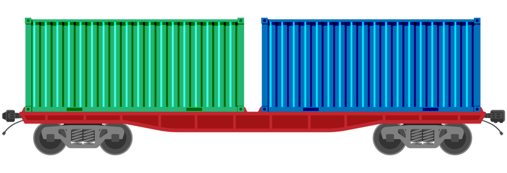 Freight container platform wagon. png
