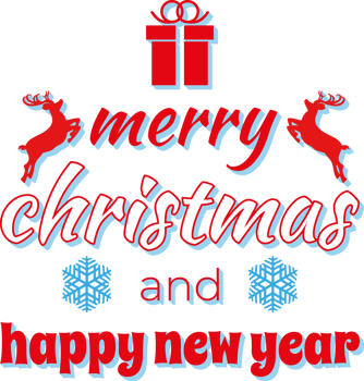 Christmas vintage lettering png