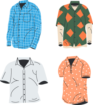 Man and woman T-Shirt collection png