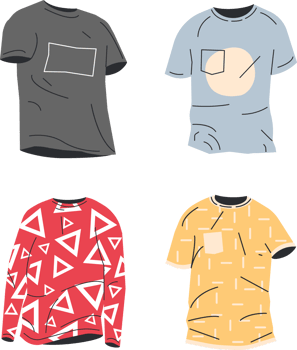 Man and woman T-Shirt collection png