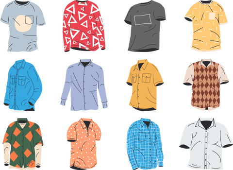 Man and woman T-Shirt collection png