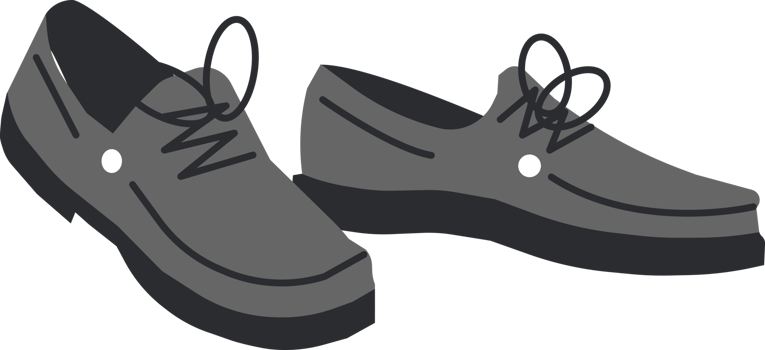 Woman or man footwear png