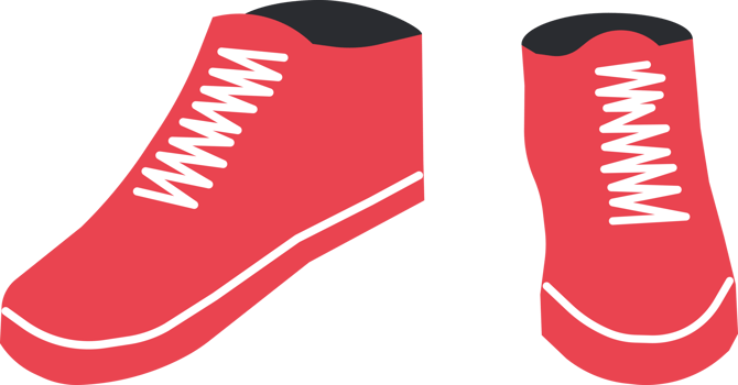 Woman or man footwear png