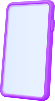 3d Realistic Smartphone with Empty Screen png