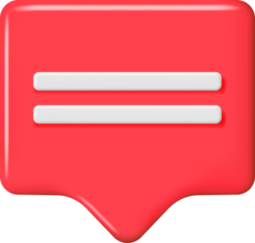 3D Blank Speech Bubble png