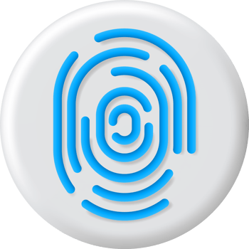 3D Fingerprint Icon png