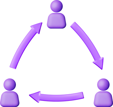 3D User Sync or Switch Symbol png