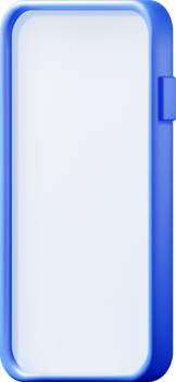 3d Realistic Smartphone with Empty Screen. png