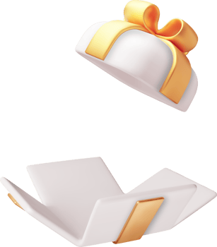 3D Gift Box with Bow png
