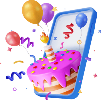 Render Phone with Chocolate Cake Decorated with png