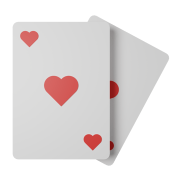 Playing Card 3D Icon Illustration png
