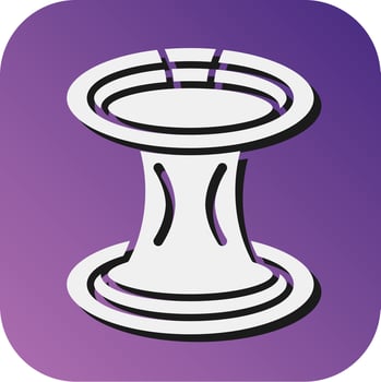 Wormhole  Vector Glyph Gradient Background Icon For Personal And Commercial Use.