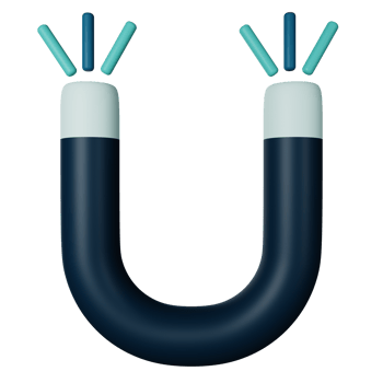 Magnet 3D Icon Illustration png