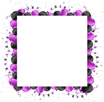 festive bithday frame png