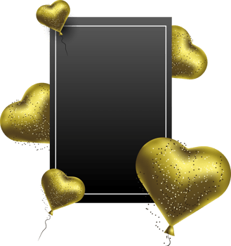 festive bithday frame png