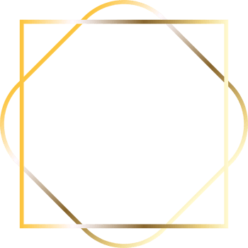 golden shiny frame png
