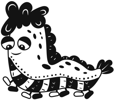 cute monster illustration png