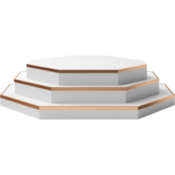 AI generated Round podium pedestal. AI Generative png
