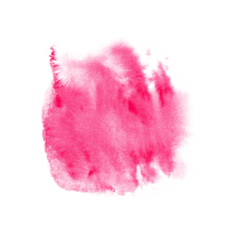 Stylish artistic rose pink paint stain abstract background element. Watercolor illustration isolated on transparent background. World Art Day collection for art classes, stores, flyers, web designs png