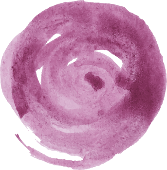 Round watercolor element png