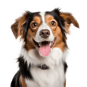 AI generated Dog on transparent background. png
