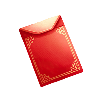AI generated Chinese Hong Bao red envelopes symbolize good wishes and good luck for the upcoming new year png