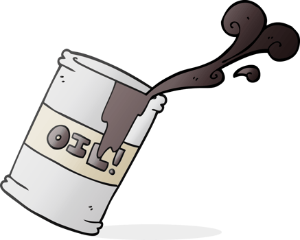 cartoon oil drum png