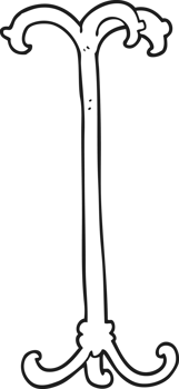 black and white cartoon coat stand png