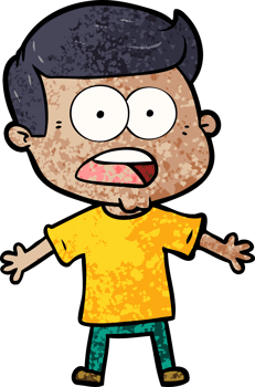 cartoon shocked man png