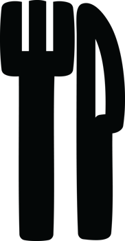 knife and fork icon symbol png