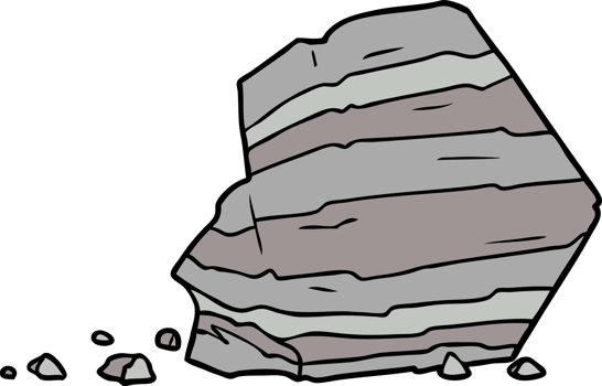 cartoon large rock png