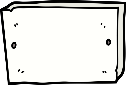 hand drawn doodle style cartoon sign png