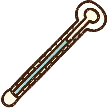 Thermometer Chalk Drawing png