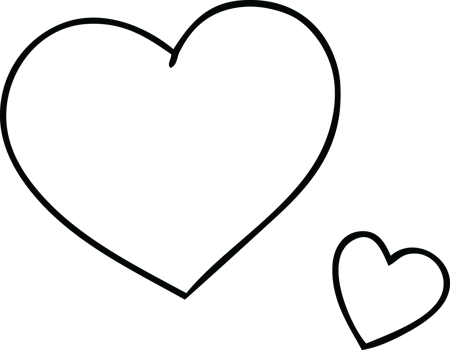 line drawing quirky cartoon pink hearts png