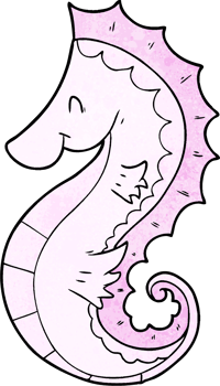 cartoon sea horse png