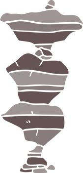 cartoon doodle boulders png