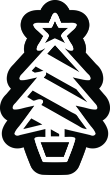 christmas tree icon symbol png