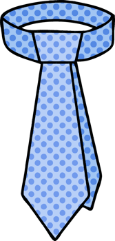 comic book style quirky cartoon neck tie png