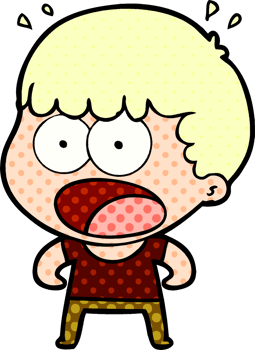 cartoon shocked man png