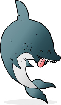 funny cartoon shark png