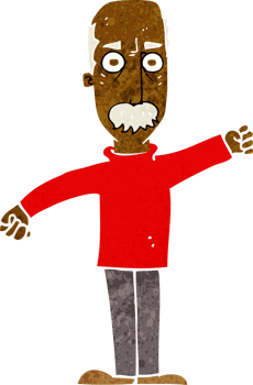 cartoon angry old man png