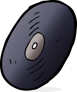 cartoon vinyl record png