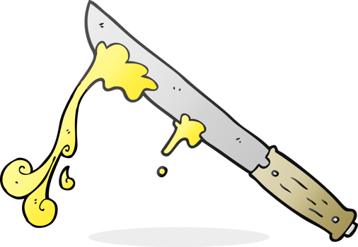 cartoon butter knife png