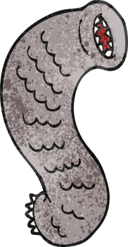 cartoon doodle hungry leech png